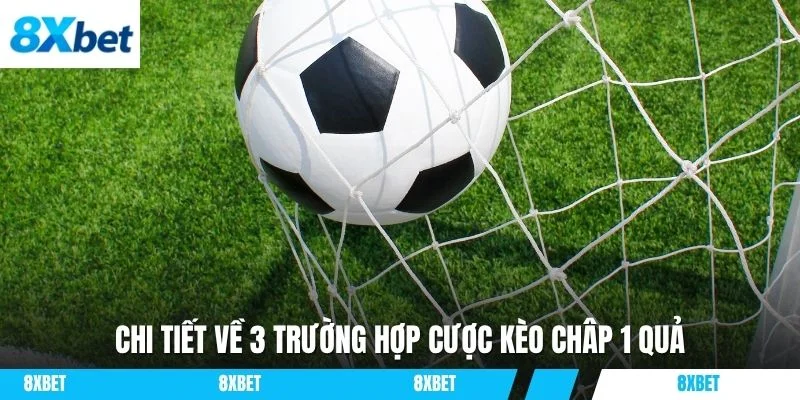 Chi tiết về 3 trường hợp cược chấp 1 quả