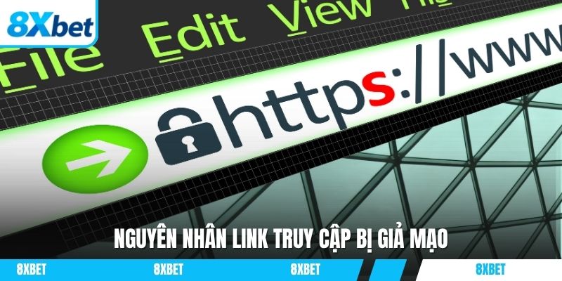 Nguyên nhân do link truy cập giả mạo